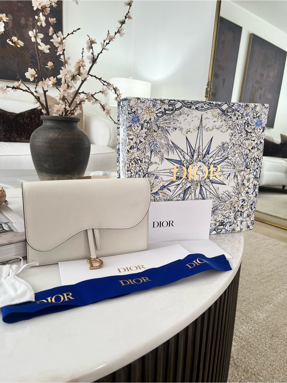 Christian Dior saddle shoulder bag